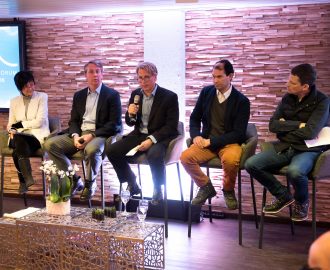 Panel discussion at the World Economic Forum, Davos, Switzerland