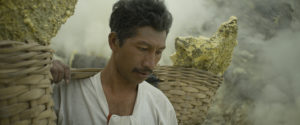 Sulphur miner in Indonesia