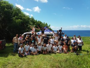 Plastic Oceans International beach cleanup on Easter Island.