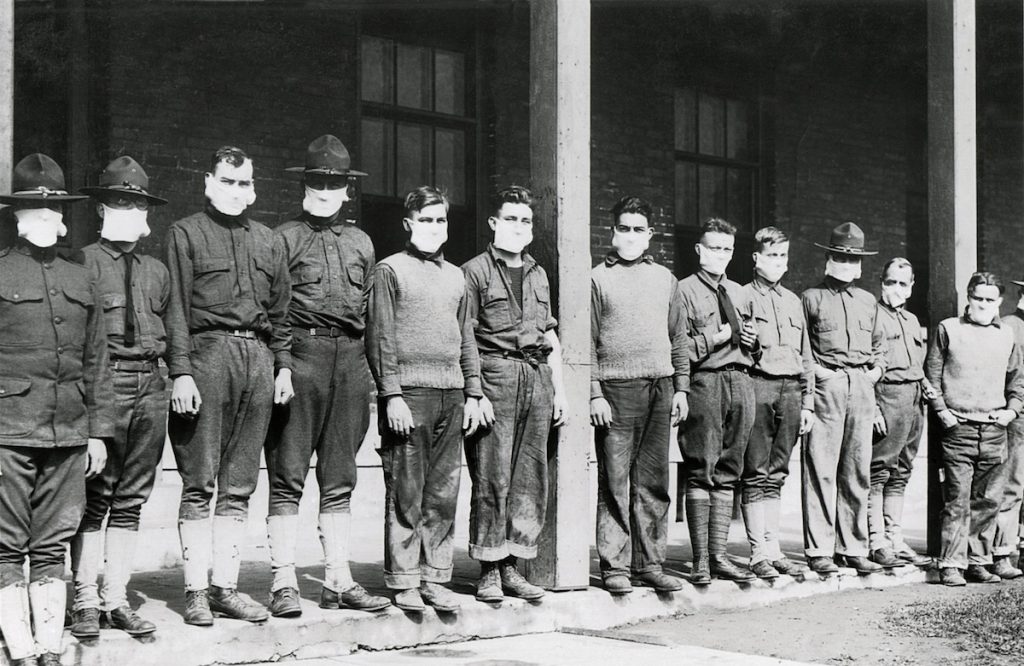 1918 flu pandemic.