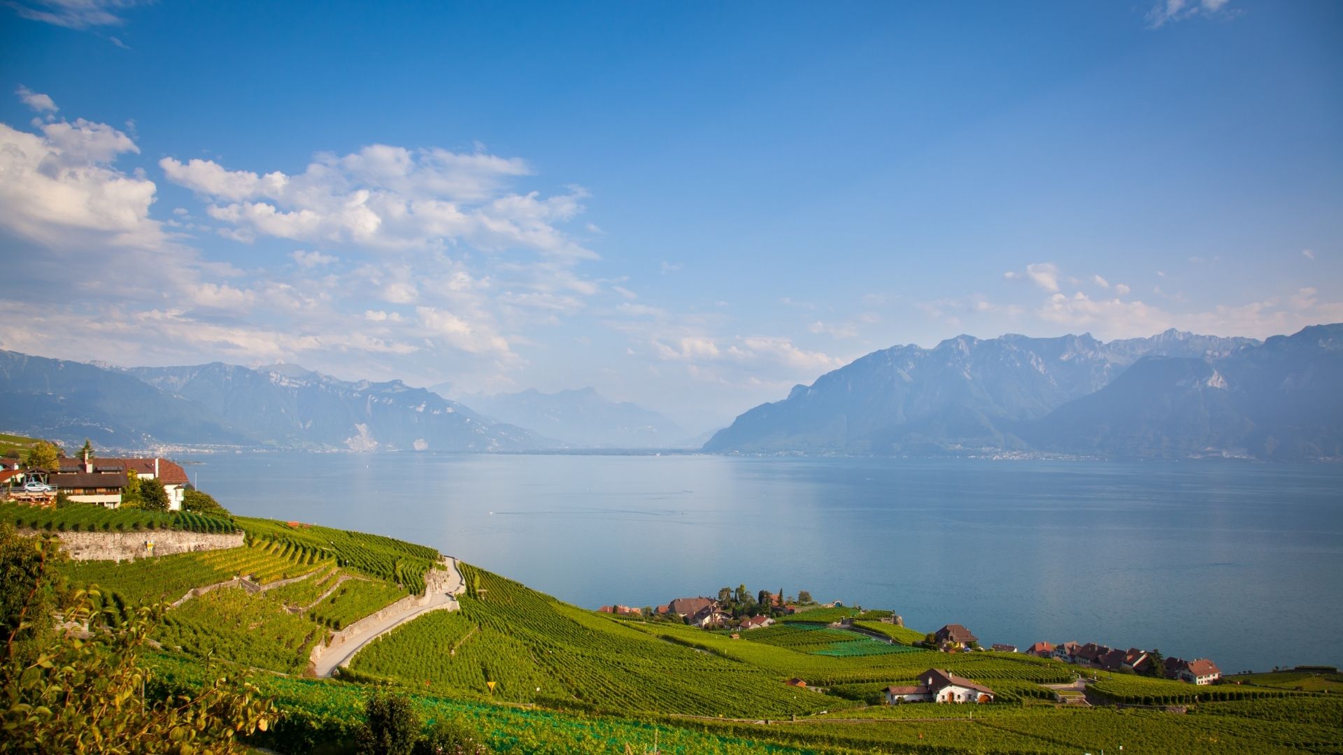 Lake Leman in Europe