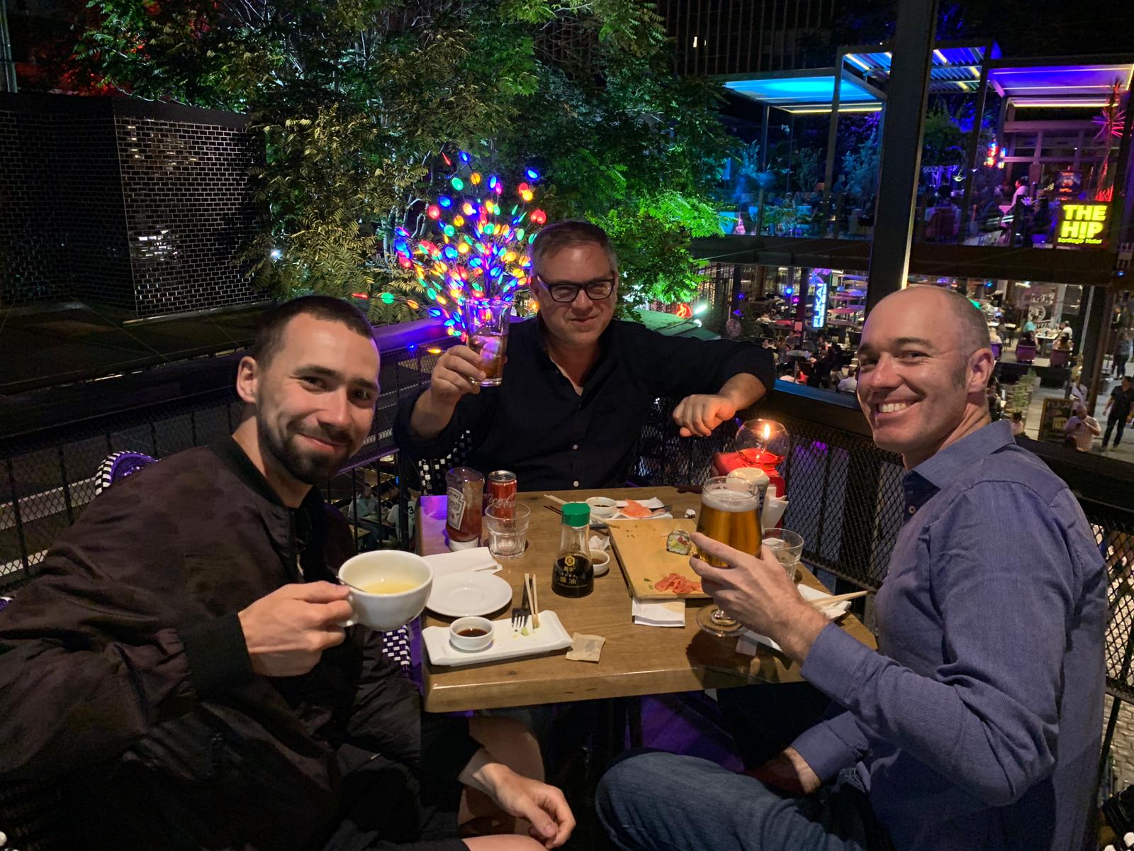 Erik Aleynikov, Tod Hardin and Mark Minneboo