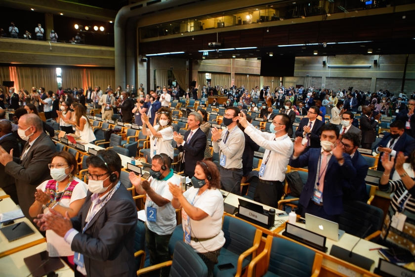 Standing Ovation during UNEA 5.2